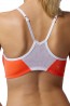 sports bra orange back view
